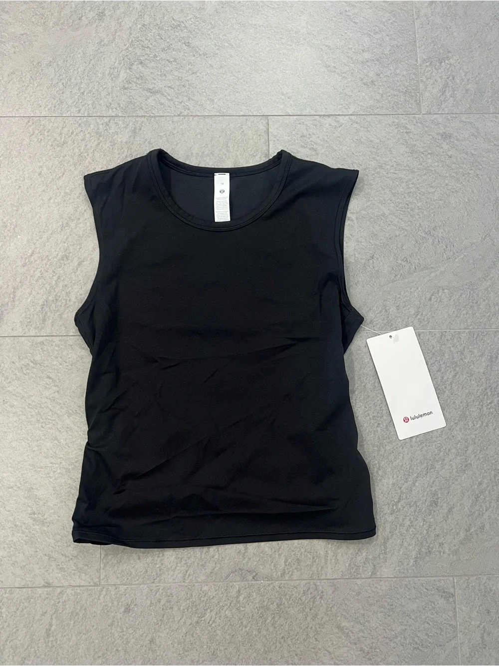 NWT Lululemon All It Takes Back-Twist Tank *Silky in Black